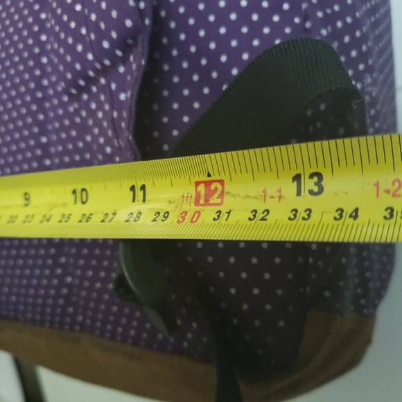 K-ZONE Backpack polka dot pattern purple white brown high end detail core series - Picture 10 of 12